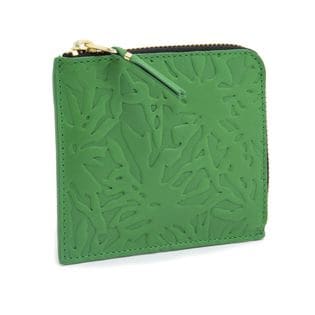 COMMEdesGARCONS]ミニ財布 EMBOSSED FOREST WALLET グリーンを税込