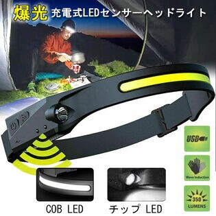 日替数量限定】爆光充電式LEDセンサーヘッドライトを税込・送料込でお試し｜サンプル百貨店 | イオプラスショップ