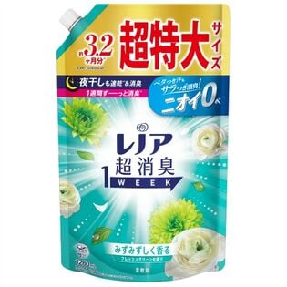 レノア超消臭1weekみずみずしく香るフレッシュグリーンの香り詰替 超特大　1280ML×6点セット