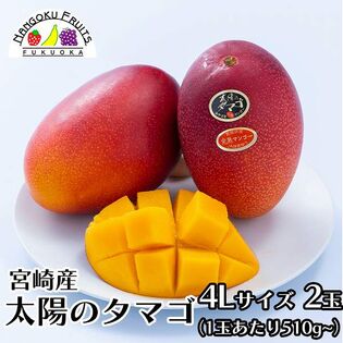 【宮崎】4L2玉　完熟マンゴー ・太陽のタマゴ