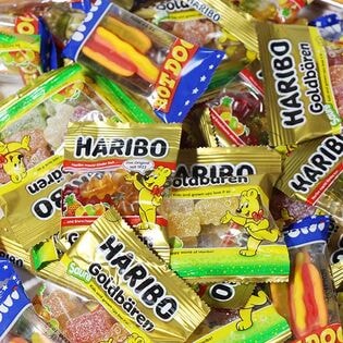 【3種・計40個】コストコのかわいいグミ HARIBOグミとTrolli ホットドッググミセット