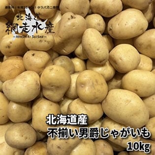 【予約受付】10月上旬~順次出荷　北海道産 不揃い男爵じゃがいも　10kg