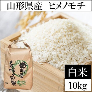 【10kg】令和6年産 山形県産 ヒメノモチ 精米 当日精米