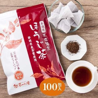 【100包入】茶つみの里 ほうじ茶 ティーバッグ お茶 焙じ茶 お徳用