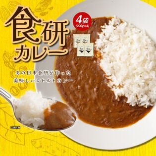 【日替数量限定】【4袋】食研カレー(200g×4)【先行チケット利用NG】