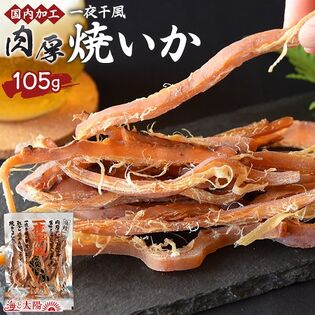 【日替数量限定】【105g】国内加工 肉厚一夜干風焼いか【先行チケット利用NG】