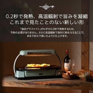 Aladdin (アラジン) グラファイト グリラー ホットプレート グリル CAG-G13B(G)を税込・送料込でお試し｜サンプル百貨店 |  株式会社YS