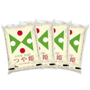 【計8kg/2kg×4袋】令和6年産 山形県産つや姫 白米