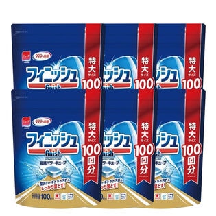 【100個入×6袋セット】食洗機用洗剤 フィニッシュ パワーキューブL