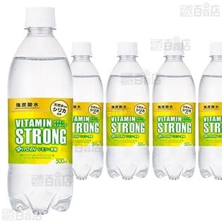 【12本】強炭酸水 ビタミンSTRONG PET 500ml [抽選サンプル]