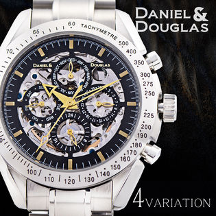 DANIEL&DOUGLAS DD8807 腕時計 メンズ ウォッチ 自動巻き 手巻きを税込 ...