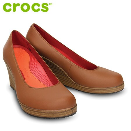 crocs aleigh wedge