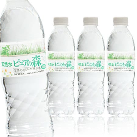 天然水ピュアの森500ml×48本を税込・送料込でお試し｜サンプル百貨店 | クリックル株式会社