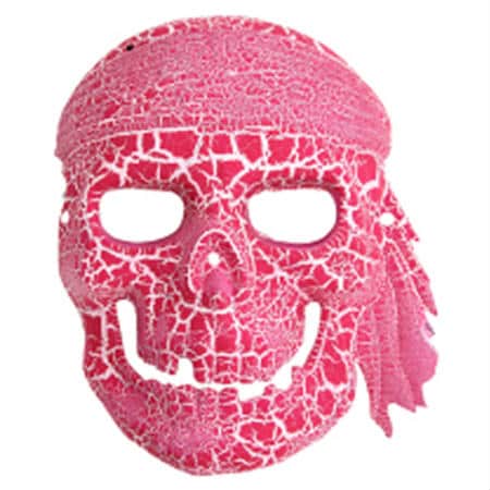 ピンク ピンク コスプレマスク ドクロマスク ひび割れ模様を税込 送料込でお試し サンプル百貨店 大引屋キング
