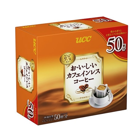 UCC おいしいカフェインレスコーヒー ドリップコーヒー 50Pを税込