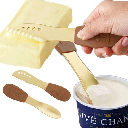 熱伝導アイスクリームスプーンu0026バターナイフ2本セットを税込・送料込でお試し｜サンプル百貨店 | ザッカマン