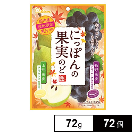 にっぽんの果実のど飴 ナガノパープルとラ フランス を税込 送料込でお試し サンプル百貨店 ライオン菓子株式会社