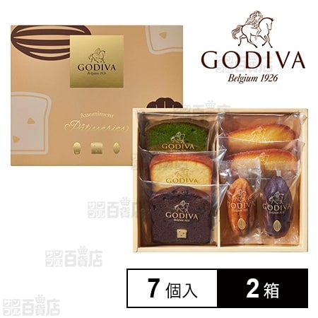 GODIVA パティスリー アソートメント 7個入(ケーク3個、 カカオ