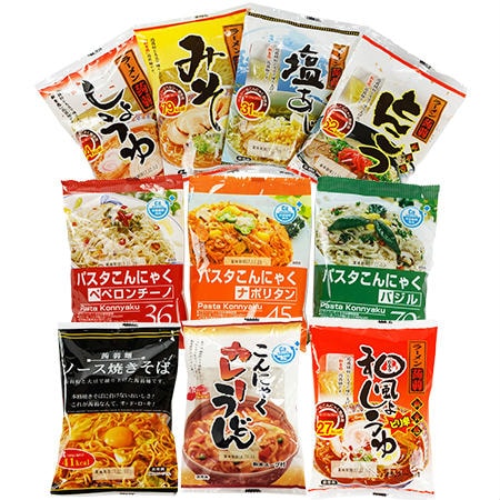 Korezo こんにゃく麺 10種 ちょっプル Dショッピング サンプル百貨店