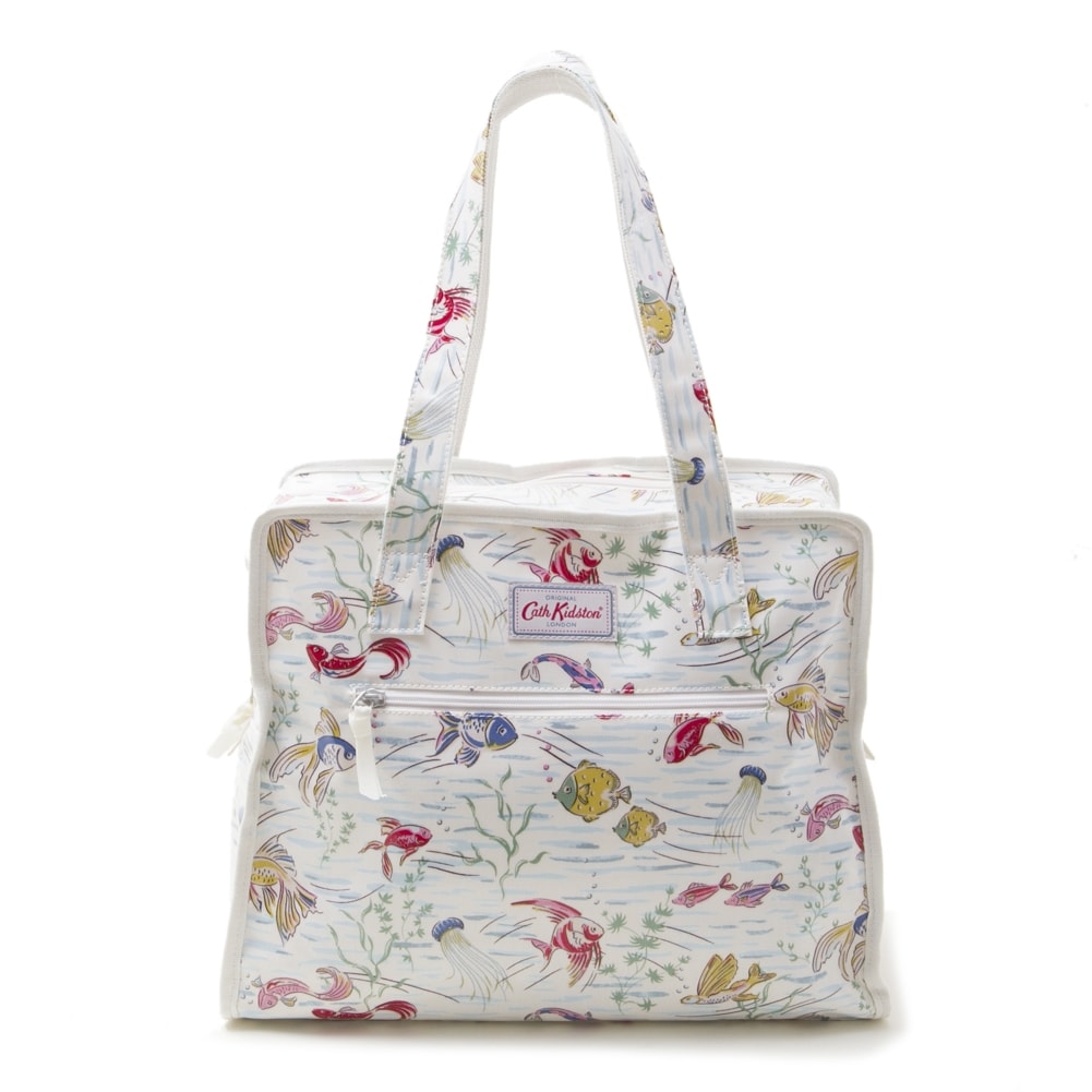 Cath Kidston]LARGE PANDORA BAG ハンドバッグ / ホワイトを税込・送料