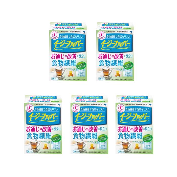 30パック 5個 特定保健用食品 イージーファイバー 食物繊維 便秘を税込 送料込でお試し サンプル百貨店 ミナカラ薬局