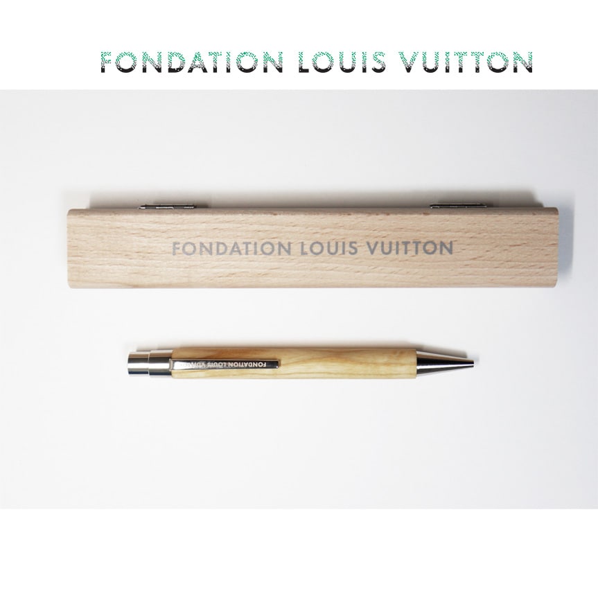 FONDATION LOUIS VUITTON】美術館 限定 ボールペン #Wooden Penを税込