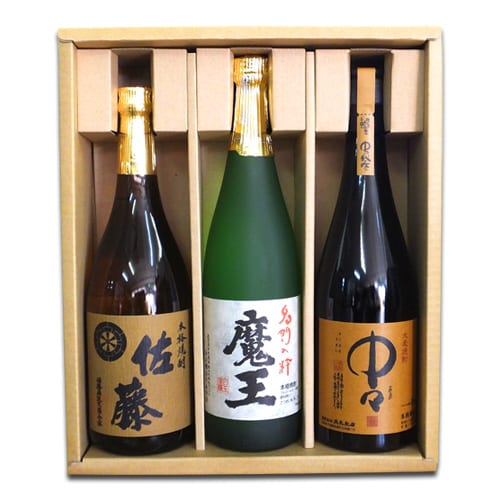 【720ml×3本】 佐藤(麦) 魔王(芋) 中々(麦) 希少焼酎 麦焼酎 芋焼酎