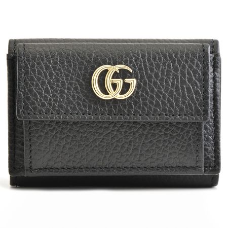 GUCCI】3つ折り財布/PETITE MARMONT【NERO】を税込・送料込でお試し