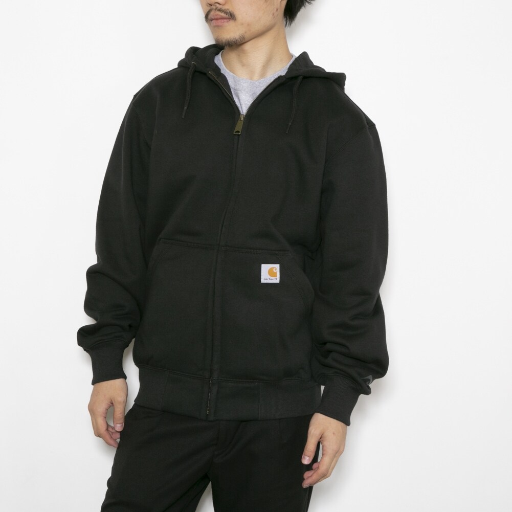 Mサイズ[CARHARTT]パーカー M RAIN DEFENDER HW SWEAT ブラックを税込