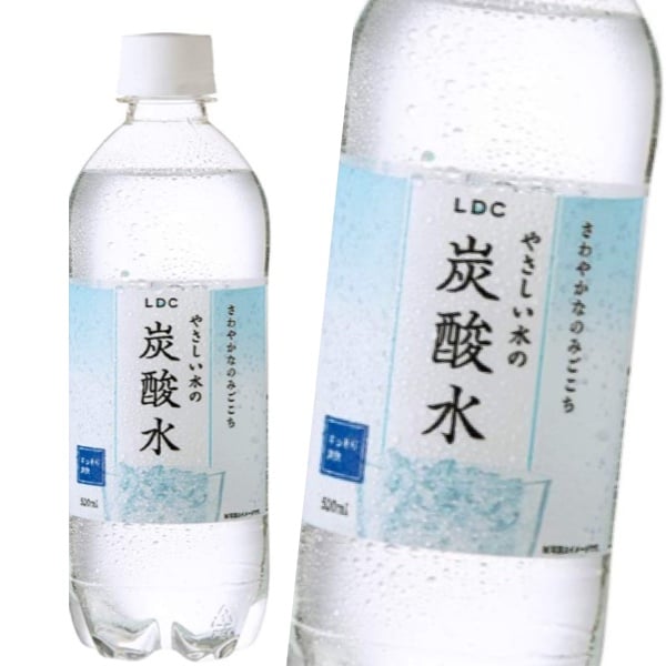 500ml 48本 炭酸水 Ldcやさしい水の炭酸水プレーン 国産 を税込 送料込でお試し サンプル百貨店 ふっか屋