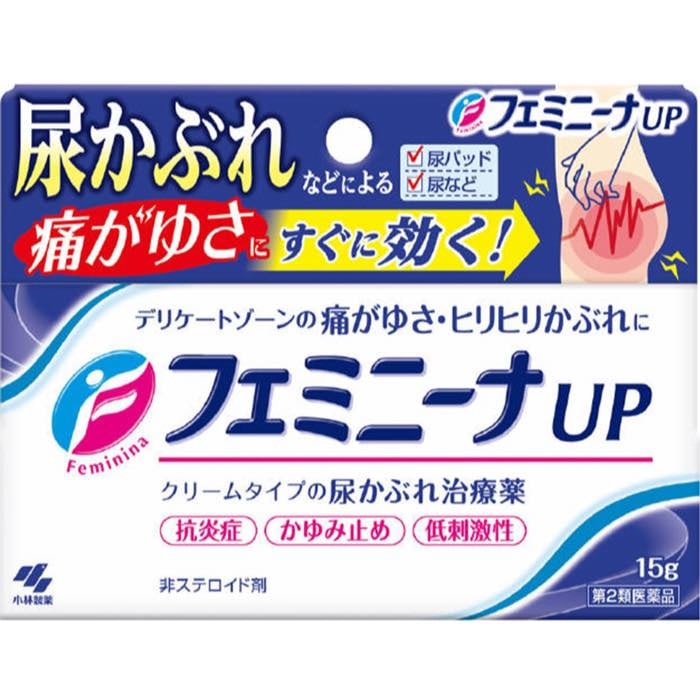 第2類医薬品 フェミニーナup 15g 尿かぶれ かゆみ止め薬を税込 送料込でお試し サンプル百貨店 ミナカラ薬局