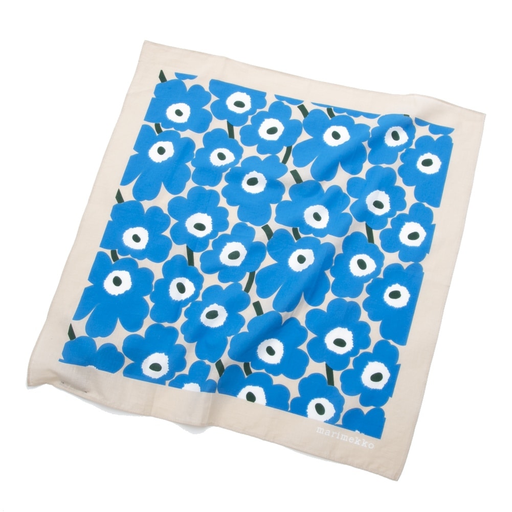 [marimekko]スカーフ ASTRILLI MINI UNIKKO SCARF ブルー系を