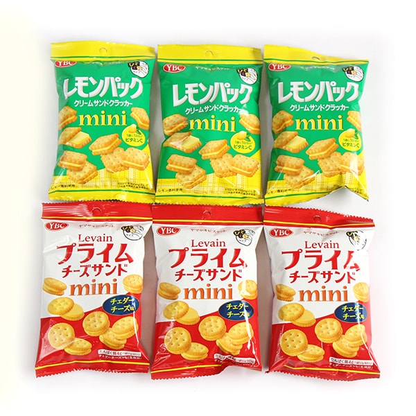 6コ】ヤマザキビスケット ルヴァンプライムチーズサンドミニ ＆ レモンパックミニ セットを税込・送料込でお試し ｜ サンプル百貨店 | おかしのマーチ