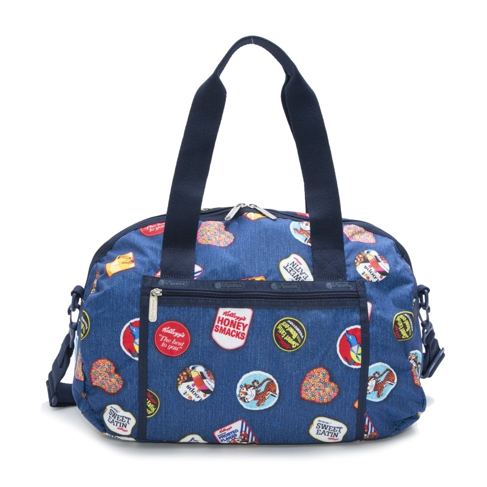 LeSportsac×KELLOGG'S】ボストンバッグ DUFFLE BAG ネイビー系を税込