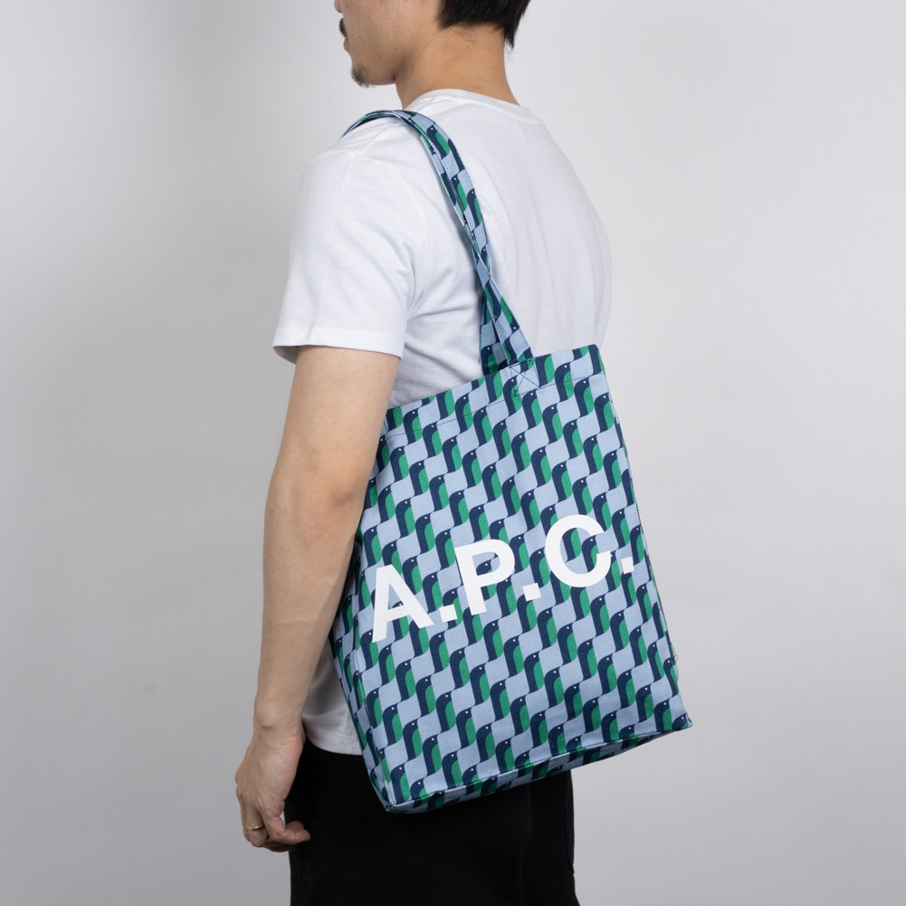 A.P.C.]トートバッグ LOU TOTE ブルー系を税込・送料込でお試し