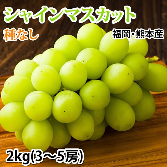 特秀品 岡山県産 シャインマスカット晴王 約2kg 3～5房入 - フルーツ