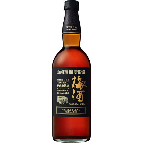 サントリー 山崎蒸留所貯蔵 樽熟成梅酒 17度 箱付 750ml shibazaki_YJU