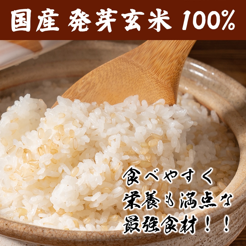 北海道産 発芽玄米 5kg(500g × 10袋)
