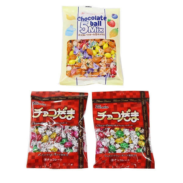 タカオカ チョコだま＆チョコレートボール5MIXセットを税込・送料込でお試し ｜ サンプル百貨店 | おかしのマーチ