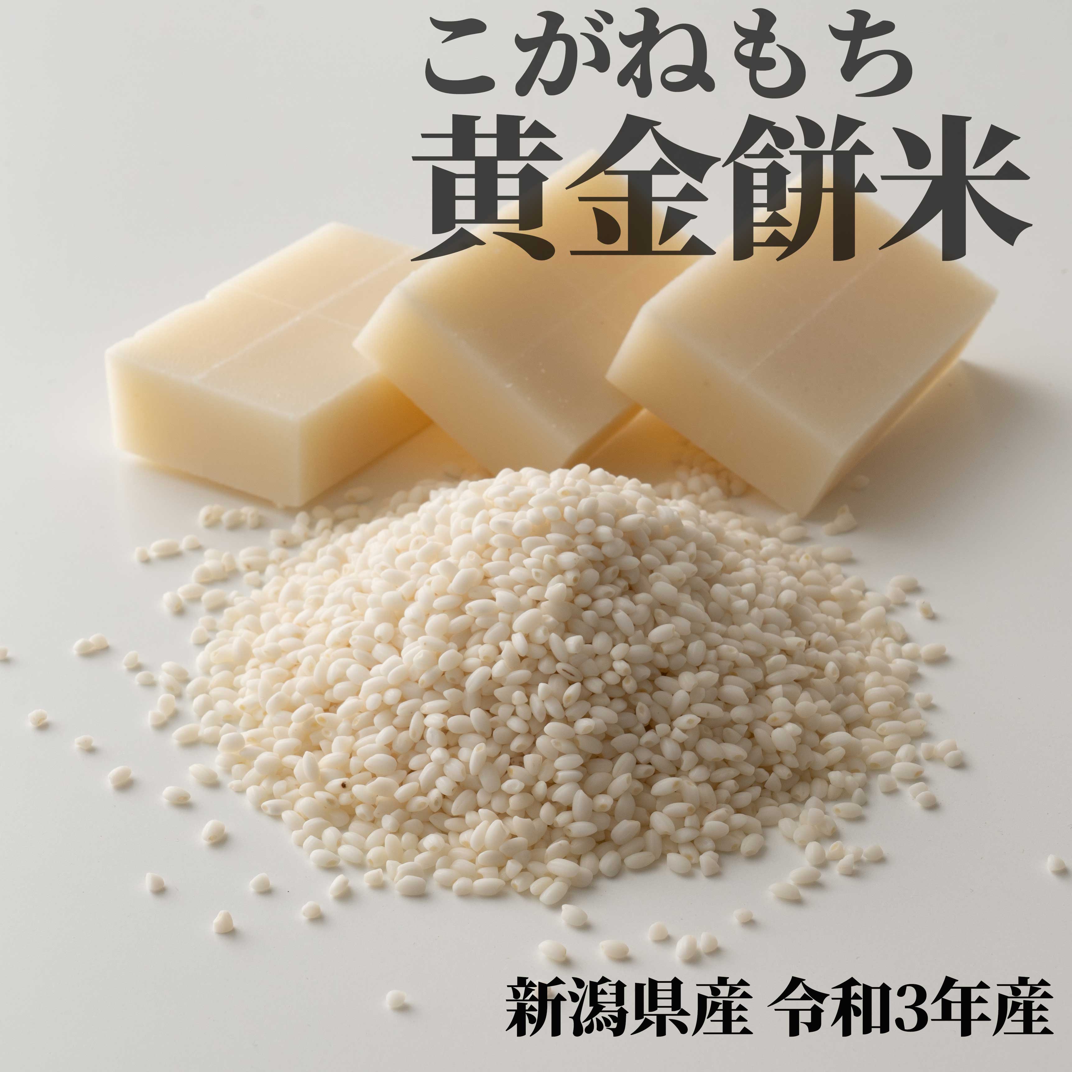 healthysmile｜【1kg】国産 もち米 黄金餅（こがねもち）新潟産 令和3年産【500g×2袋】｜ ちょっプル ｜ dショッピング  サンプル百貨店