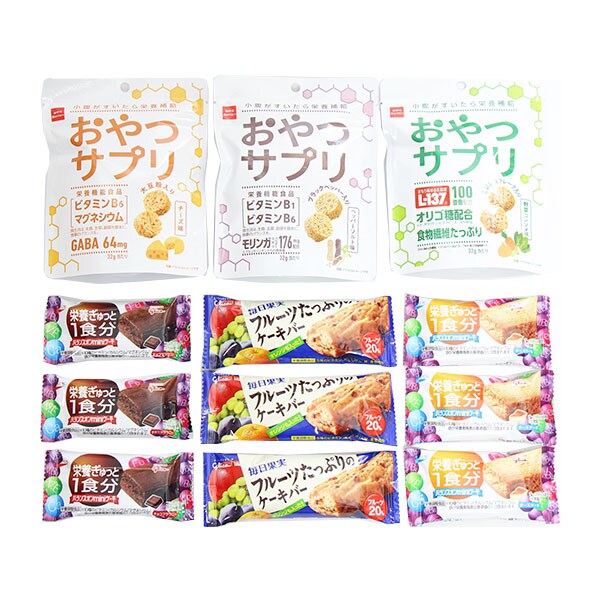 グリコ 栄養機能お菓子＆おやつカンパニー おやつサプリ3種セットを