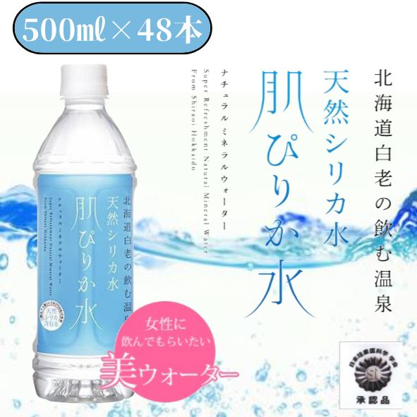 飲むシリカ 心地よく のむシリカ シリカ水 500ml×24本 2箱セット(計