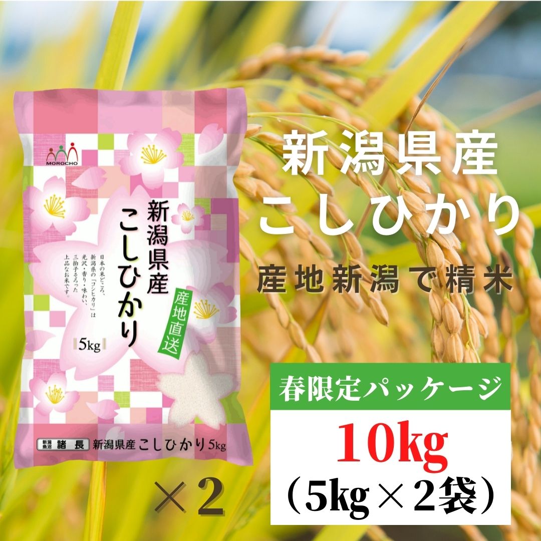 10kg】新潟県産 コシヒカリ 令和5年産を税込・送料込でお試し