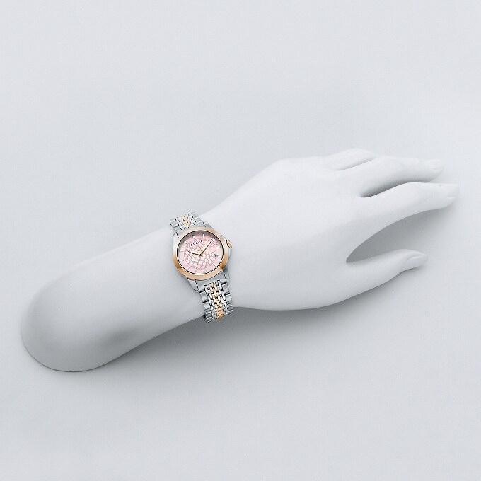 GUCCI Gタイムレス【YA126536】レディース腕時計 ピンクパール