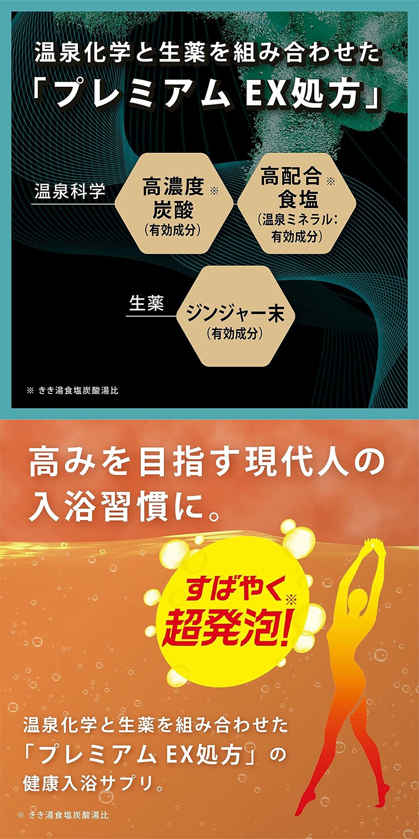 医薬部外品】きき湯 ファインヒート リセットナイト 50gを税込・送料込