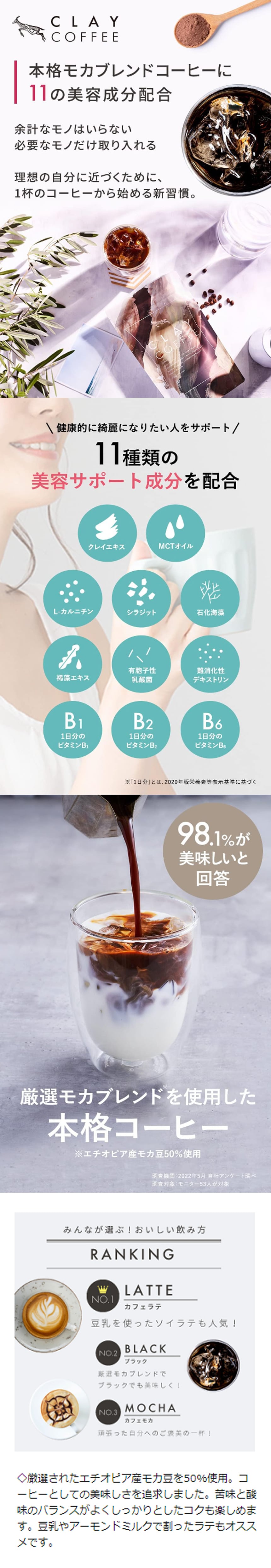 CLAY COFFEE(クレイコーヒー) 100g ※外装シール有りを税込・送料込でお