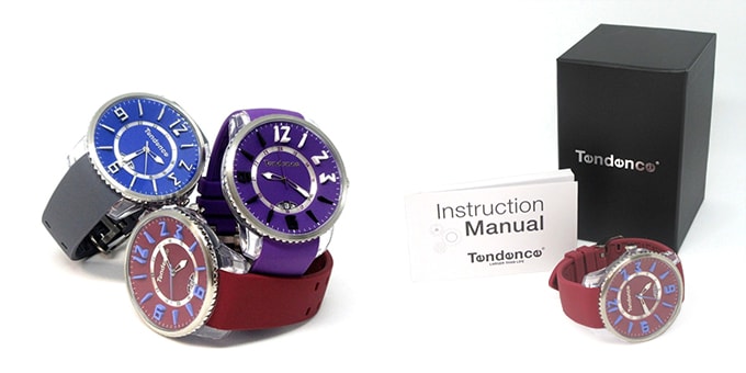 ムーブメントクォーツ電池式［3本販売］テンデンスTG131001・002・005  ユニセックス腕時計 ①