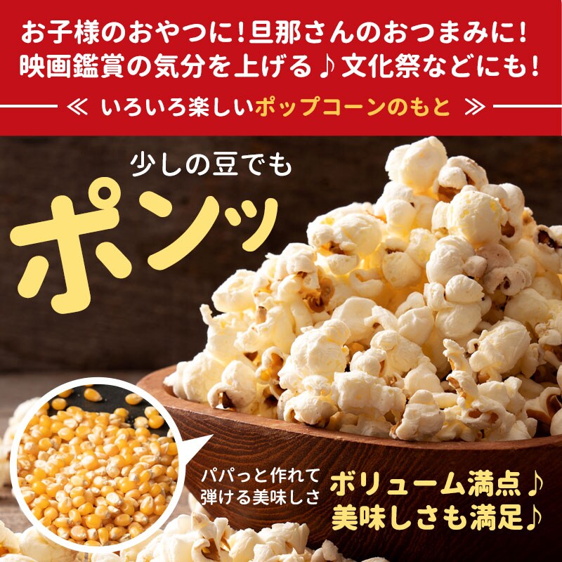 117円 お得 ポップコーン 500g アメリカ産 メール便対応