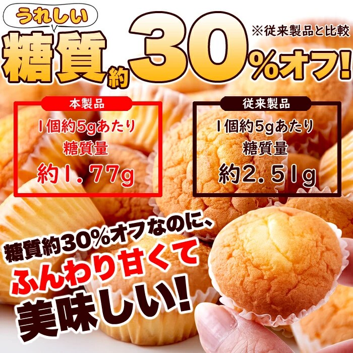 38個】糖質約30％オフ！プチマドレーヌ【お徳用】個包装＆簡易包装を税込・送料込でお試し ｜ サンプル百貨店 | 株式会社天然生活